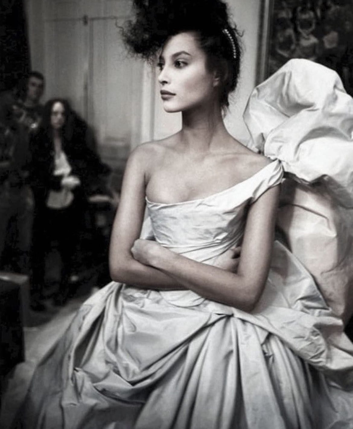 H Christy Turlington σε fashion show της Vivienne Westwood, photo: Gavin Bond