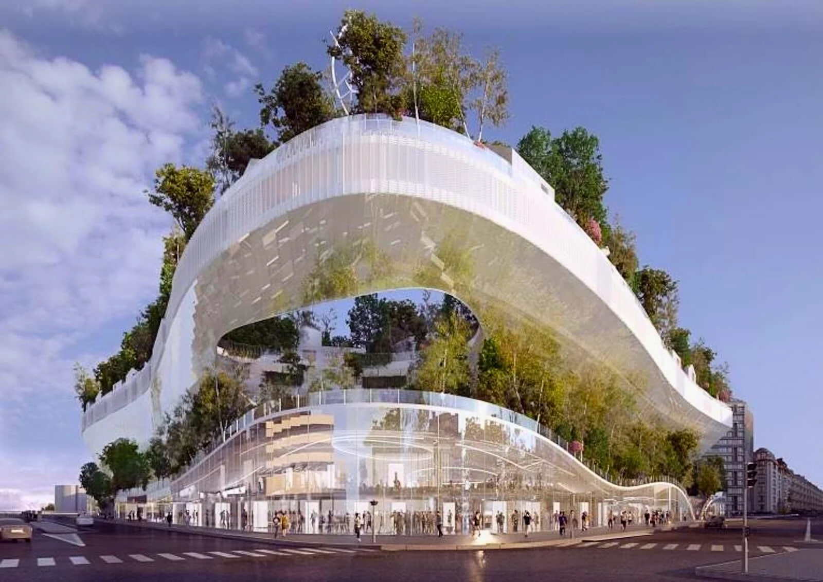 Sou Fujimoto Architects, "Mille Arbres", Paris.