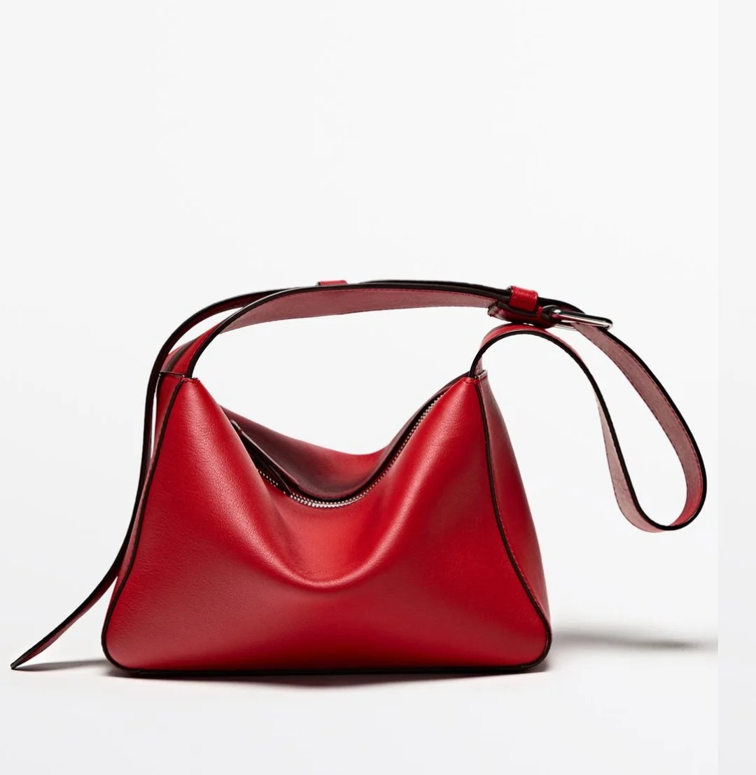 Τσάντα από δέρμα νάπα 149.00 € , Massimo Dutti