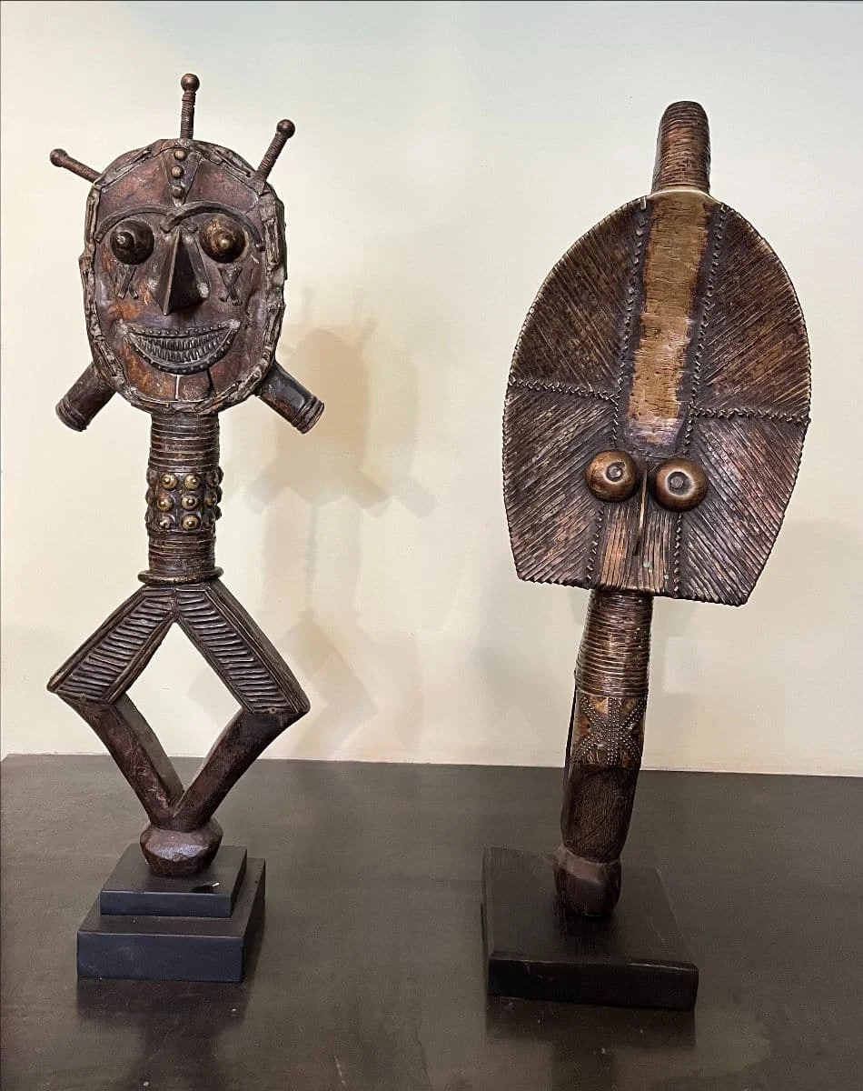 Mahongwe people's relic statues from Central Africa, Patrick Fabre Collection