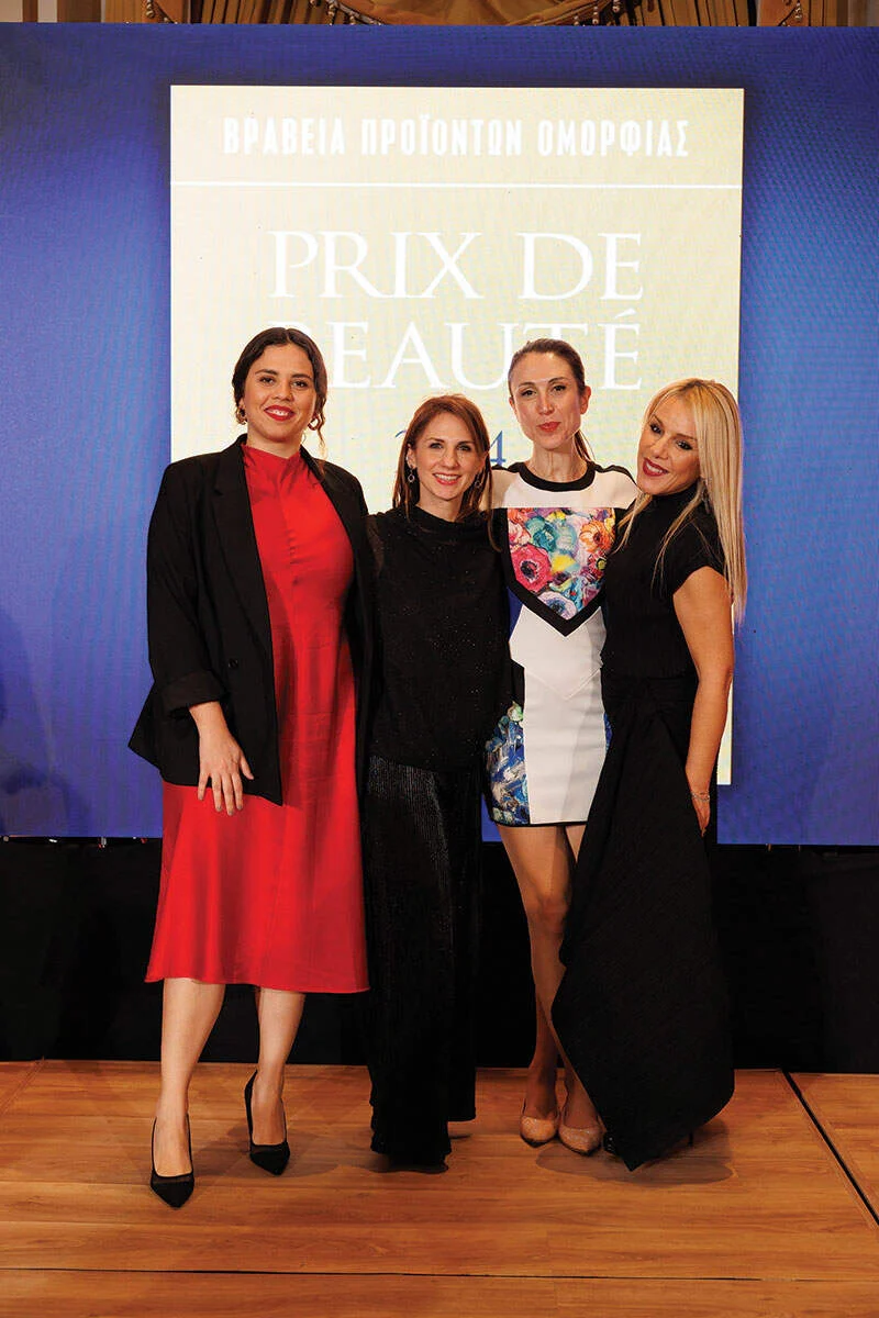 Εφη Νέζου (Estée Lauder), Βάλια Κανελοπούλου (Bobbi Brown), Κέρυ Γουσίδου (Estée Lauder), Σοφία Μουσντράκα (MAC/ Bobbi Brown)