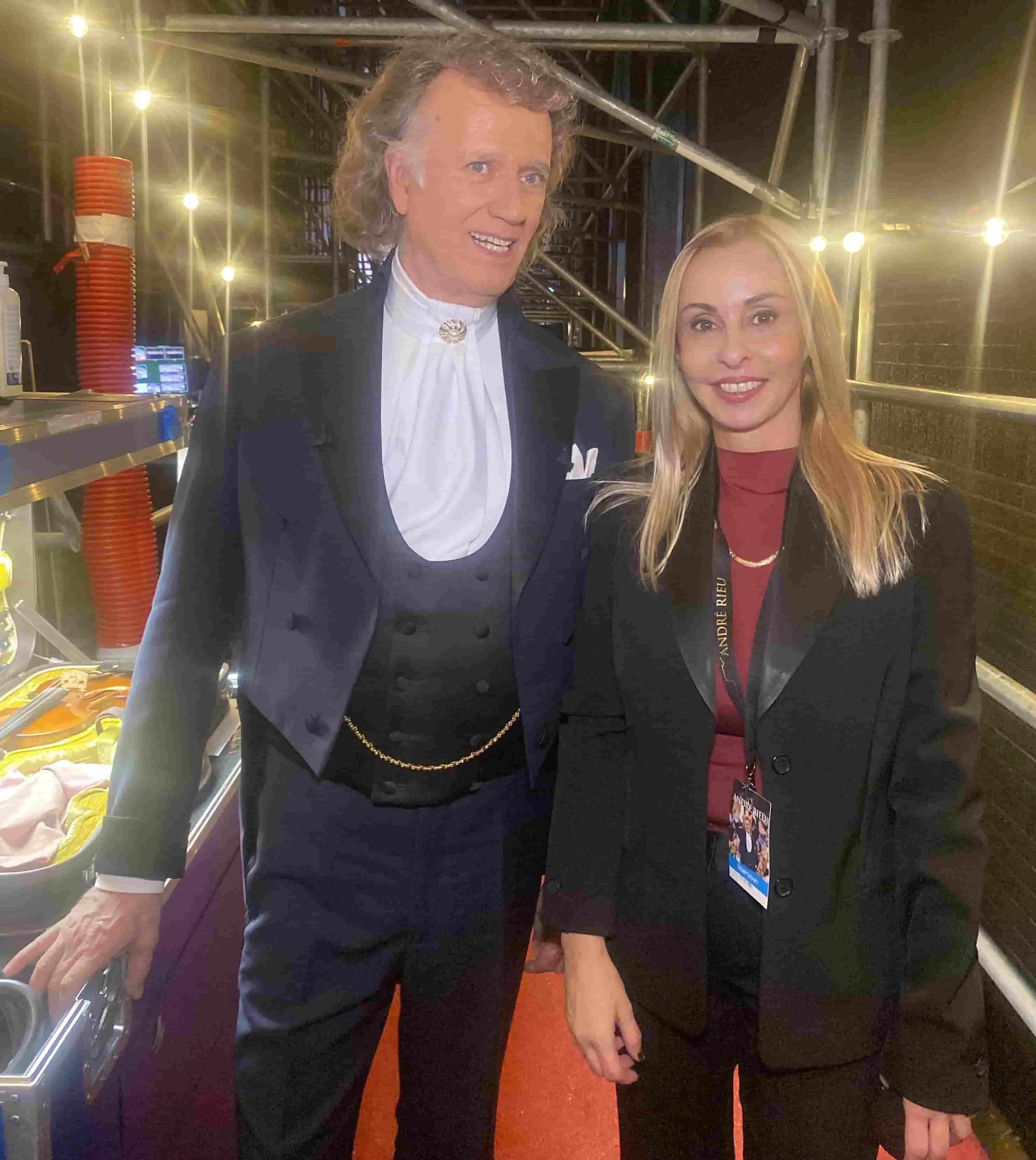 André Rieu & Vicky Kokkini.