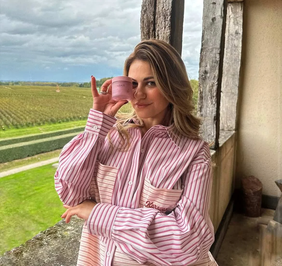 H Σουζάνα Κεγγίτση στο Bordeaux μαζί με την Caudalie