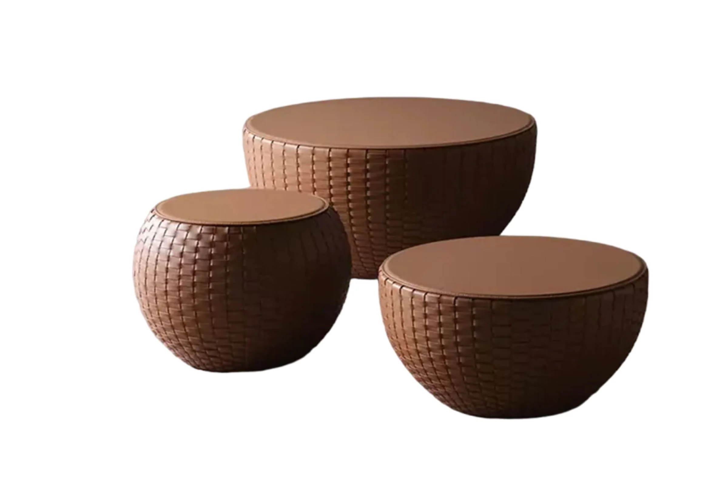 Side tables - σκαµπό "Bongo Kuoio", της εταιρείας Meridiani, Armeniakos.