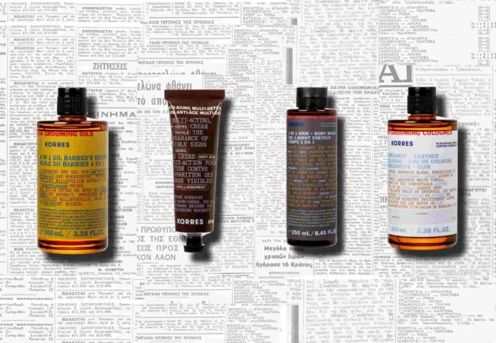 Korres Athenian Grooming: Νέα skincare σειρά για άνδρες
