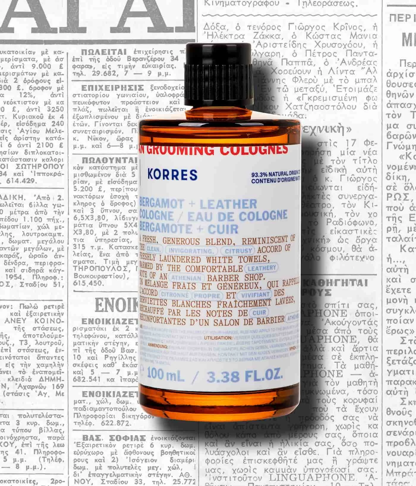 Bergamot + Leather Eau de Cologne