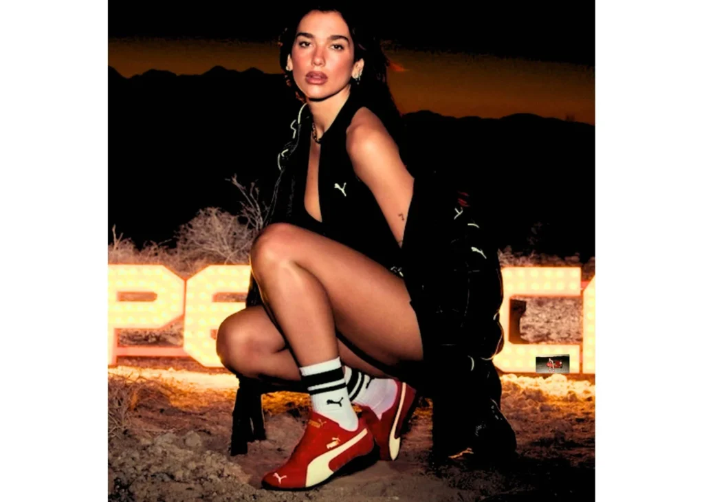 Η Dua Lipa επαναλανσάρει τα εμβληματικά Speedcat sneakers της Puma 1 Η Dua Lipa επαναλανσάρει τα εμβληματικά Speedcat sneakers της Puma