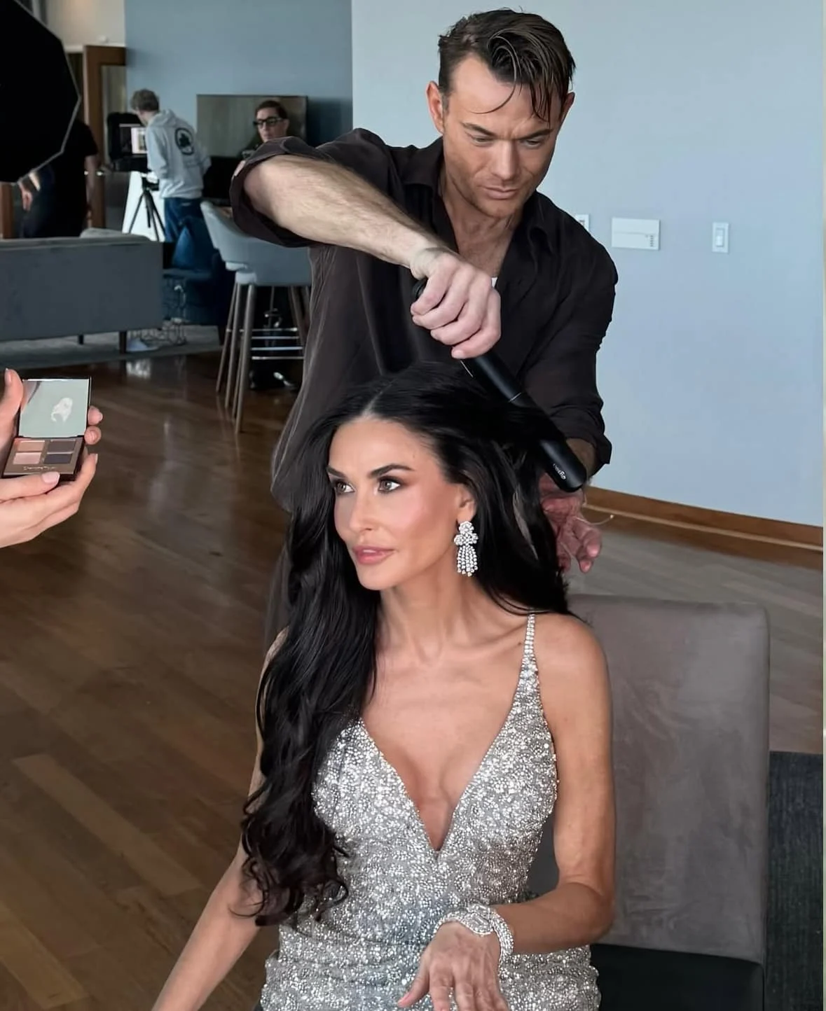 Dimitris Giannetos & Demi Moore