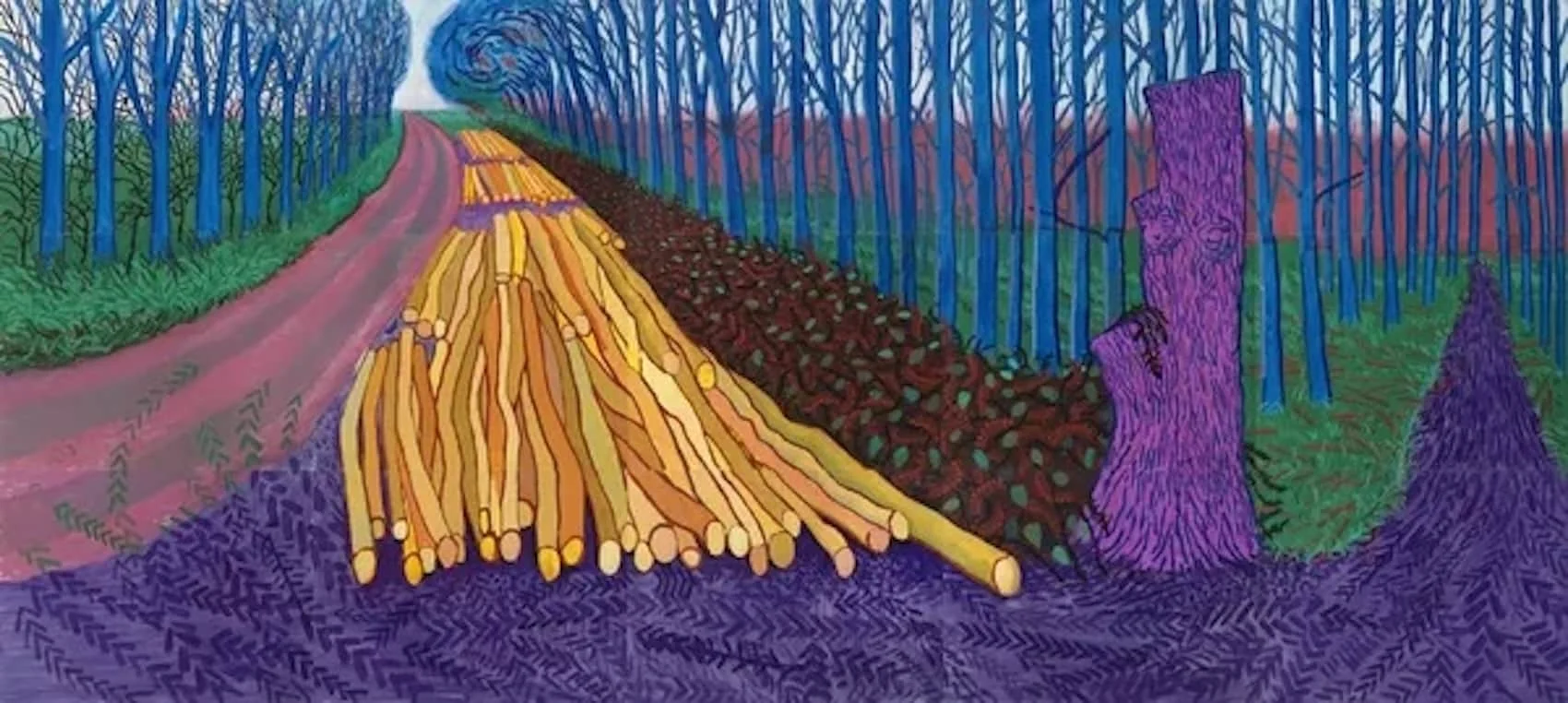 David Hockney, Winter Timber, 2009.
Photo: Jonathan Wilkinson.