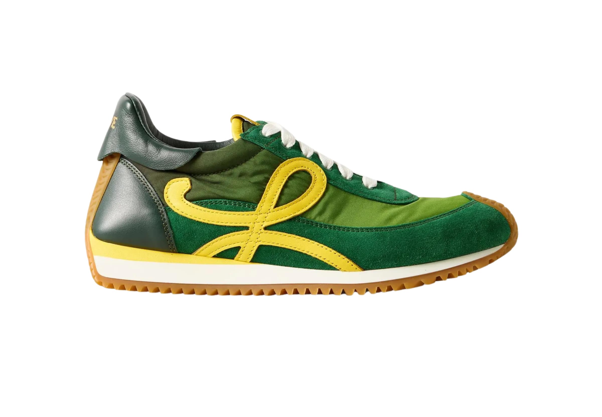 Loewe, Flow Runner 2.0 Leather-Trimmed Shell and Suede Sneakers