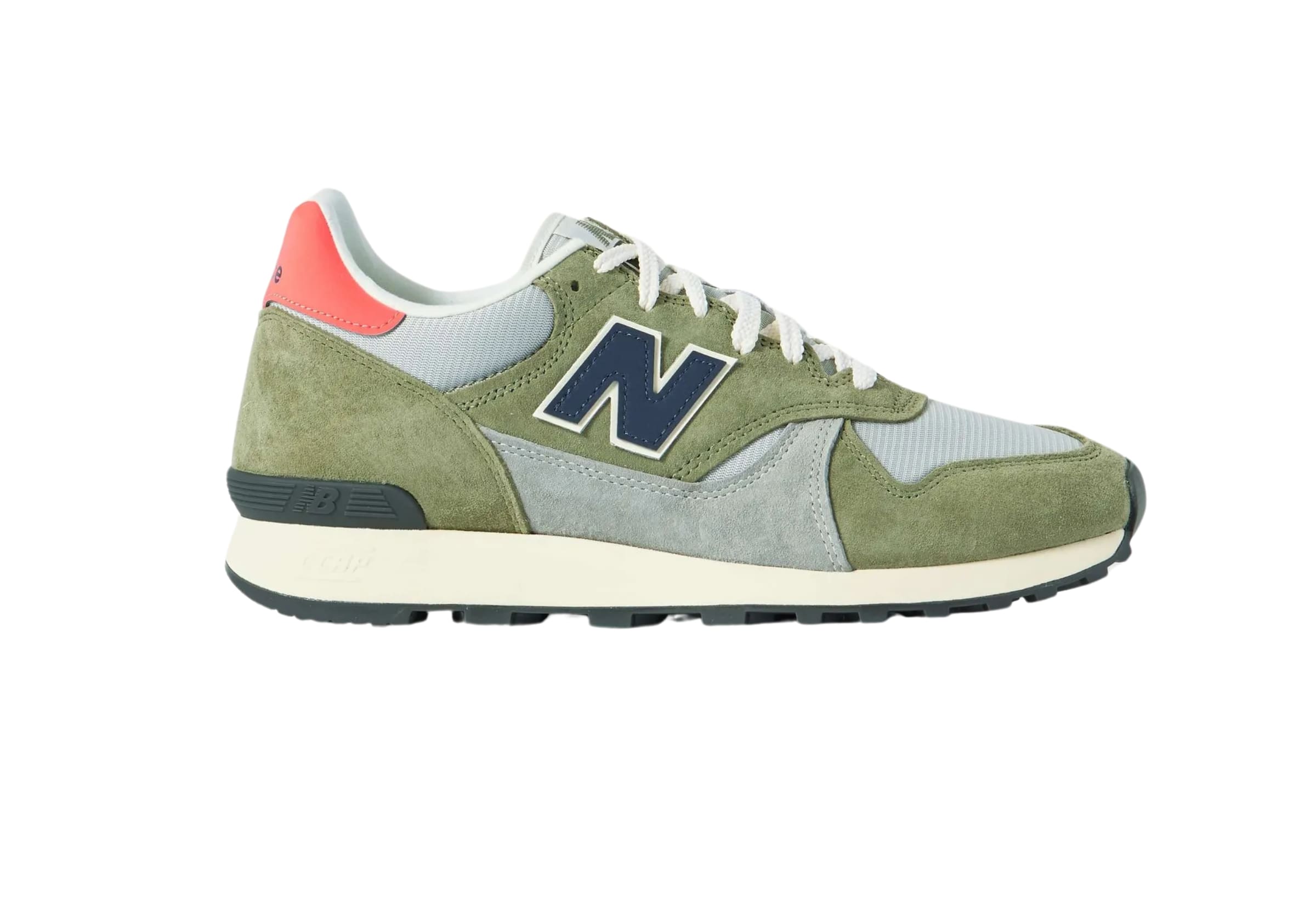 New Balance, 475 Leather-Trimmed Mesh and Suede Sneakers