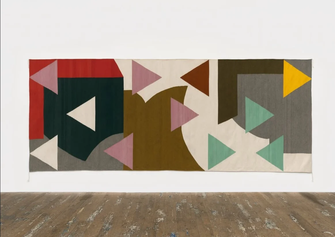 Ulrike Müller in Wooven Histories: Textiles and Modern Abstraction at the Museum of Modern Art, New York, 2022.