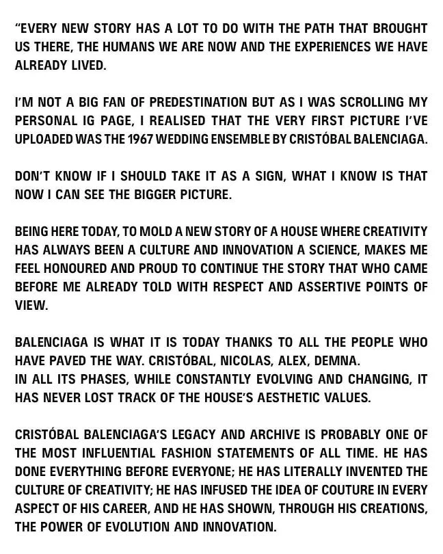 Pierpaolo Piccioli: Από τα ατελιέ Valentino στον οίκο Balenciaga 4 Pierpaolo Piccioli: Από τα ατελιέ Valentino στον οίκο Balenciaga