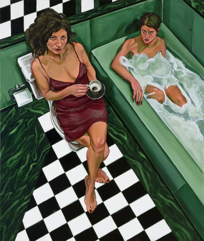 Στέλλα Καπεζάνου "Emerald paintings" στη γκαλερί Σκουφά