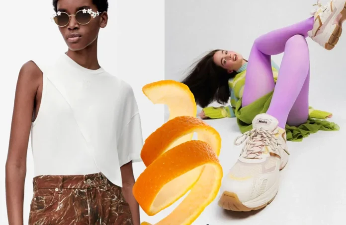 T-shirts από ίνες πορτοκαλιού & βοτανικά sneakers