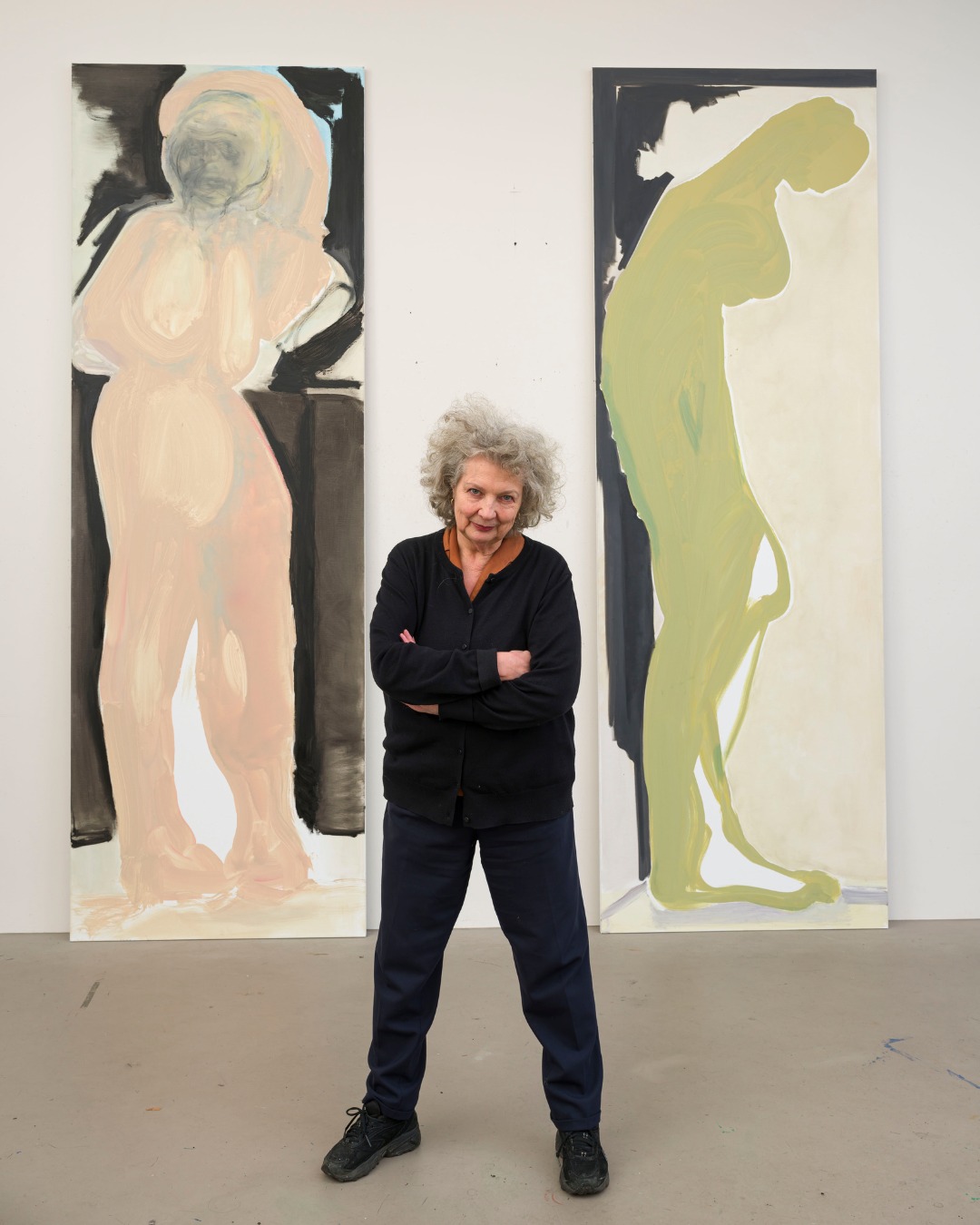 Η Marlene Dumas φωτογραφημένη από τον Peter Cox, στο Eindhoven