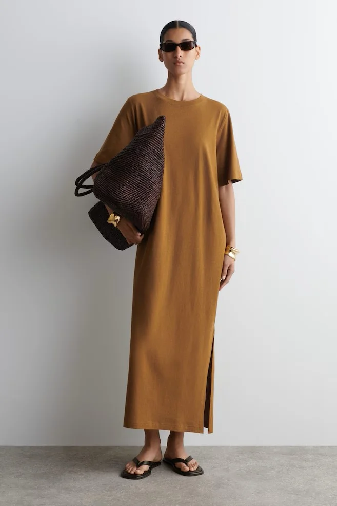 Φόρεμα από λινό & βαμβάκι, 79€ COS