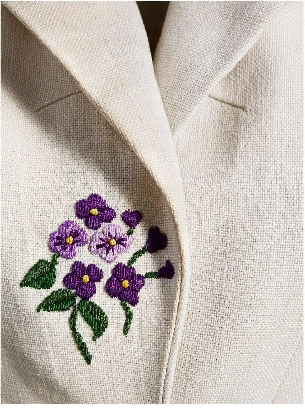 Christian Dior, Fleurette (detail), summer-afternoon dress, Spring–Summer 1948 haute couture collection, Envol line. Private collection. © Laziz Hamani