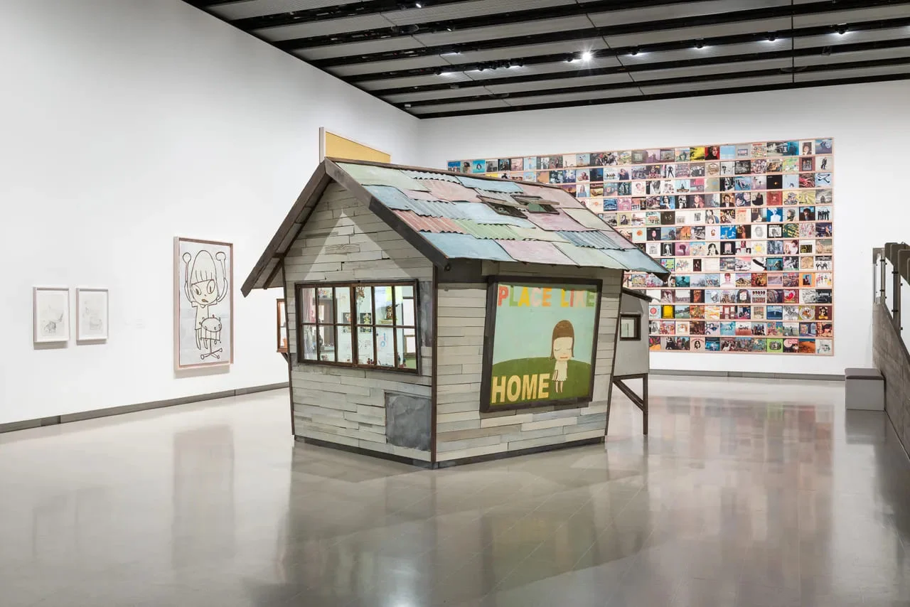 Installation view of Yoshitomo Nara. Photo by Mark Blower. Courtesy the artist and the Hayward Gallery.