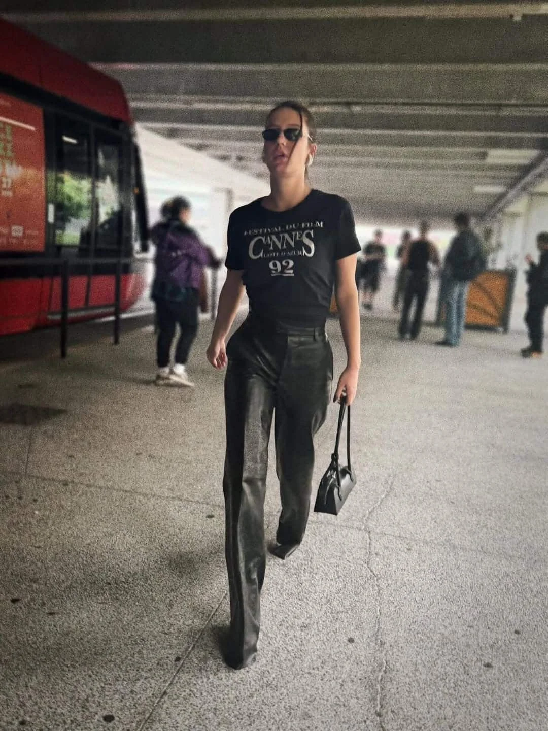 Η Adèle Exarchopoulos στα γυρίσματα της ταινίας “Chien 51” του Cédric Jimenez