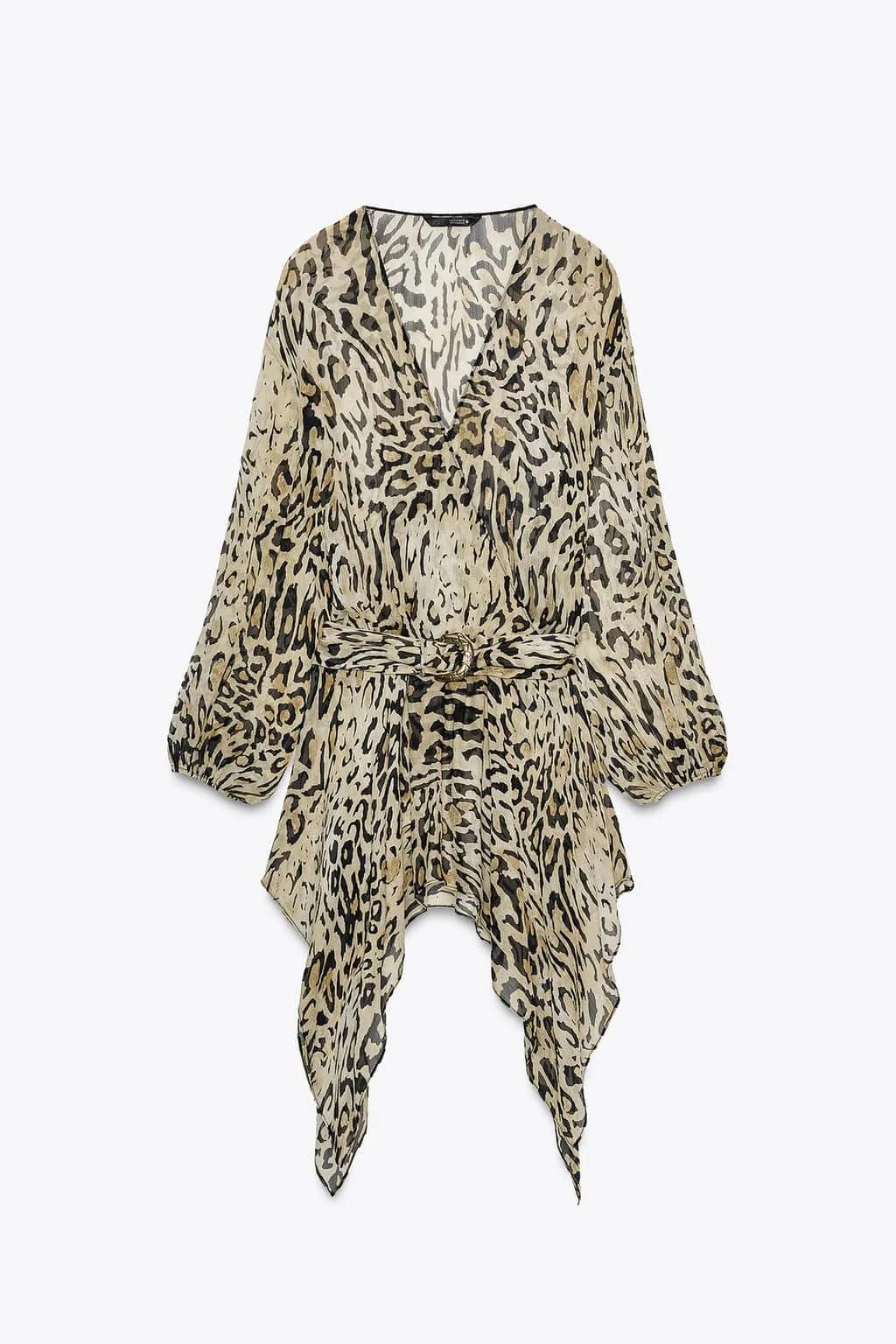 Τοπ με animal print, 59,95€, Zara