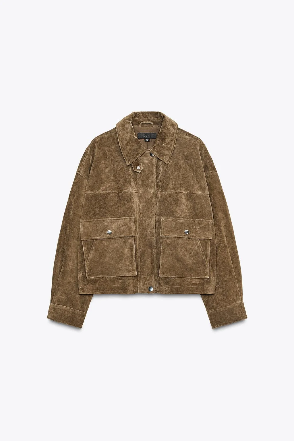 Bomber τζάκετ 100% δέρμα, 99,95€, Zara