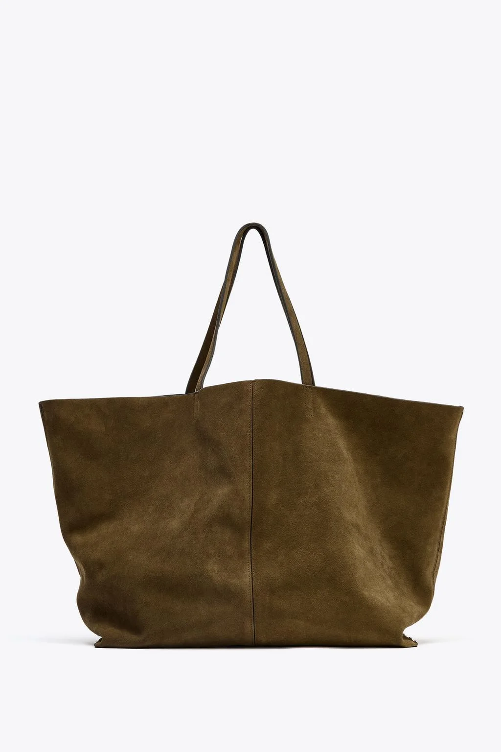 Maxi τσάντα shopper από σουέτ, 119,00€, Zara