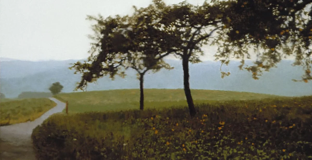 Gerhard Richter, Apfelbäume, 1987. Λάδι σε καμβά, 67 x 92 cm Private collection © Gerhard Richter 2025 (18102025)