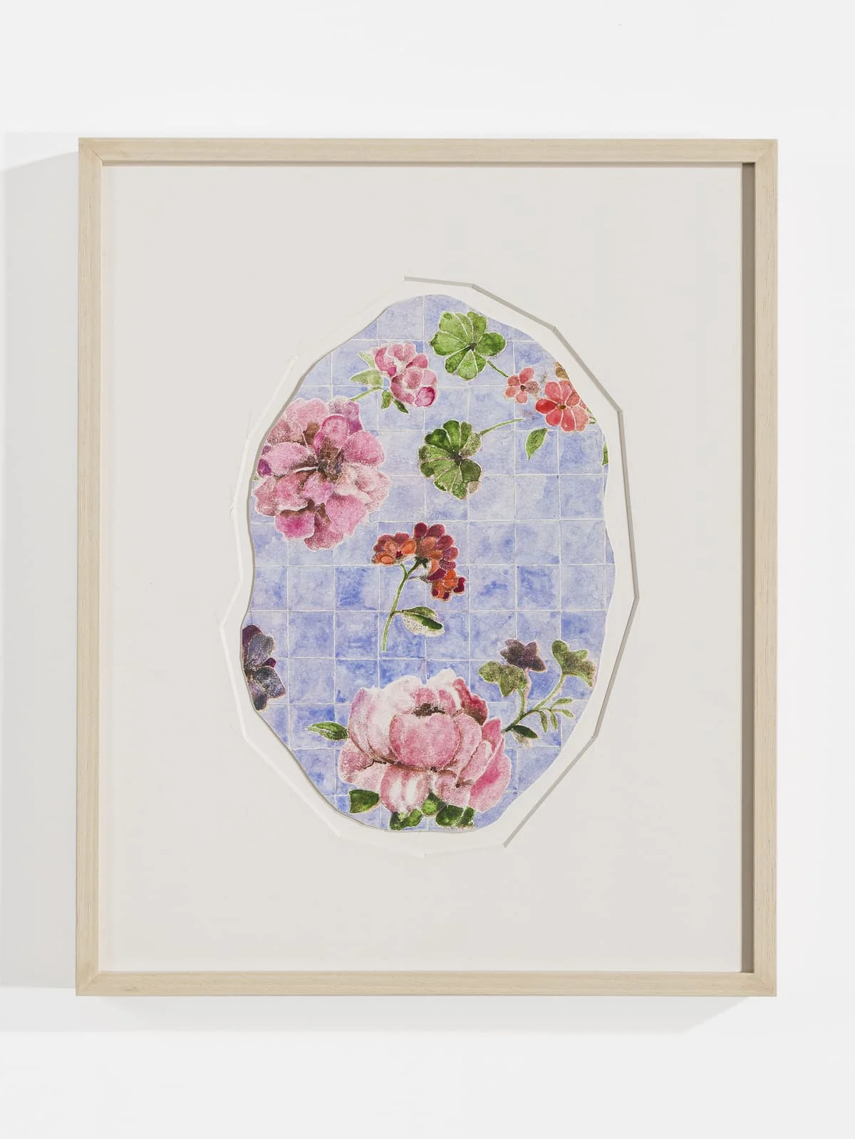 Tablecloth (2), 2025 Watercolour on paper
Framed: 38 x 31 x 3 cm Photo credits: Courtesy of the artist and Bernier/Eliades Gallery | Photo: Boris Kirpotin