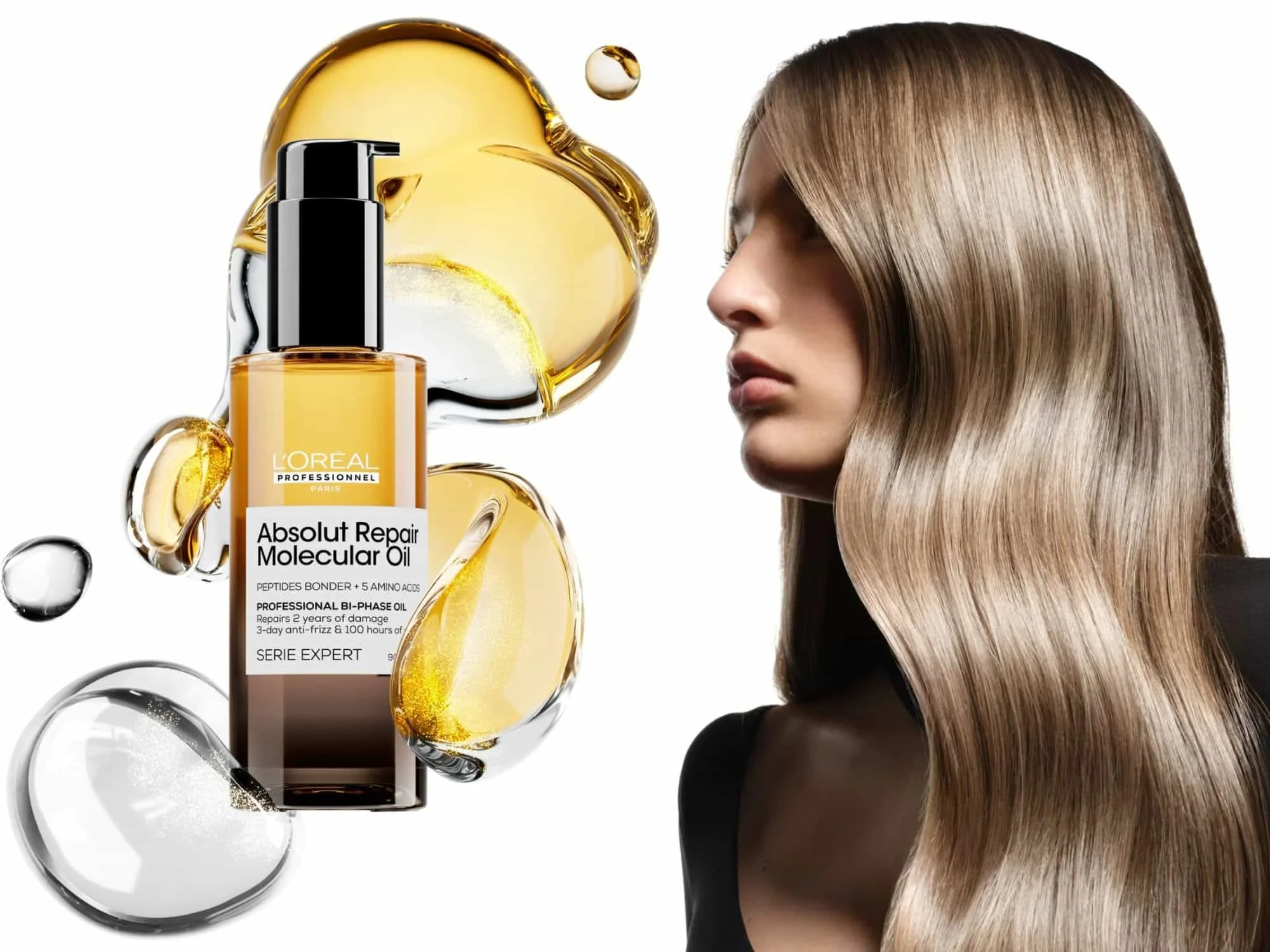 Absolut Repair Molecular Oil: Επανόρθωση μαλλιών σε μοριακό επίπεδο από τη L’Oréal Professionnel
