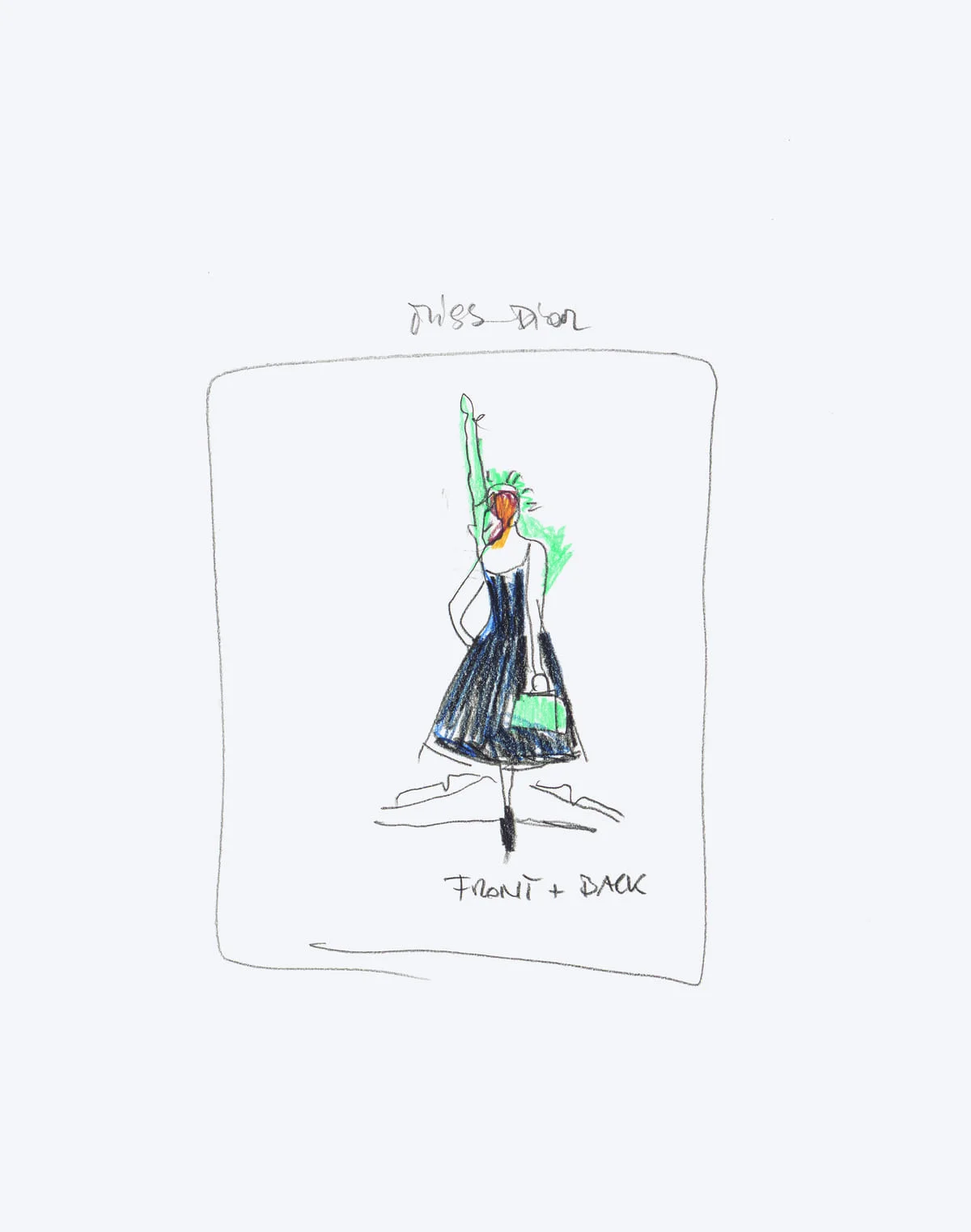 Σχέδιο για τη Lady Dior 2024  / “Niedermair, Dior. Drawing/photography”
