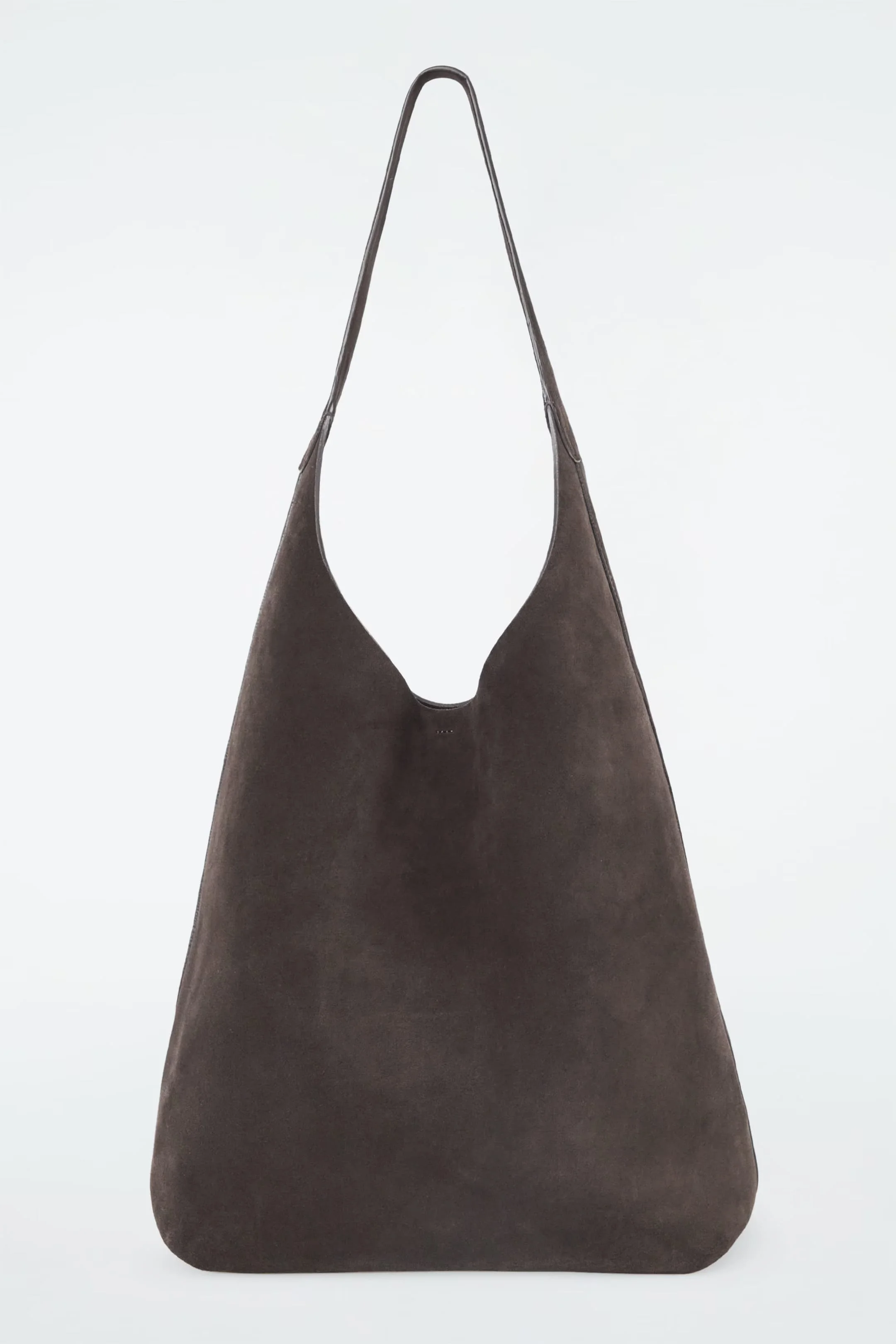 Serif  tote bag suede, 225€, COS