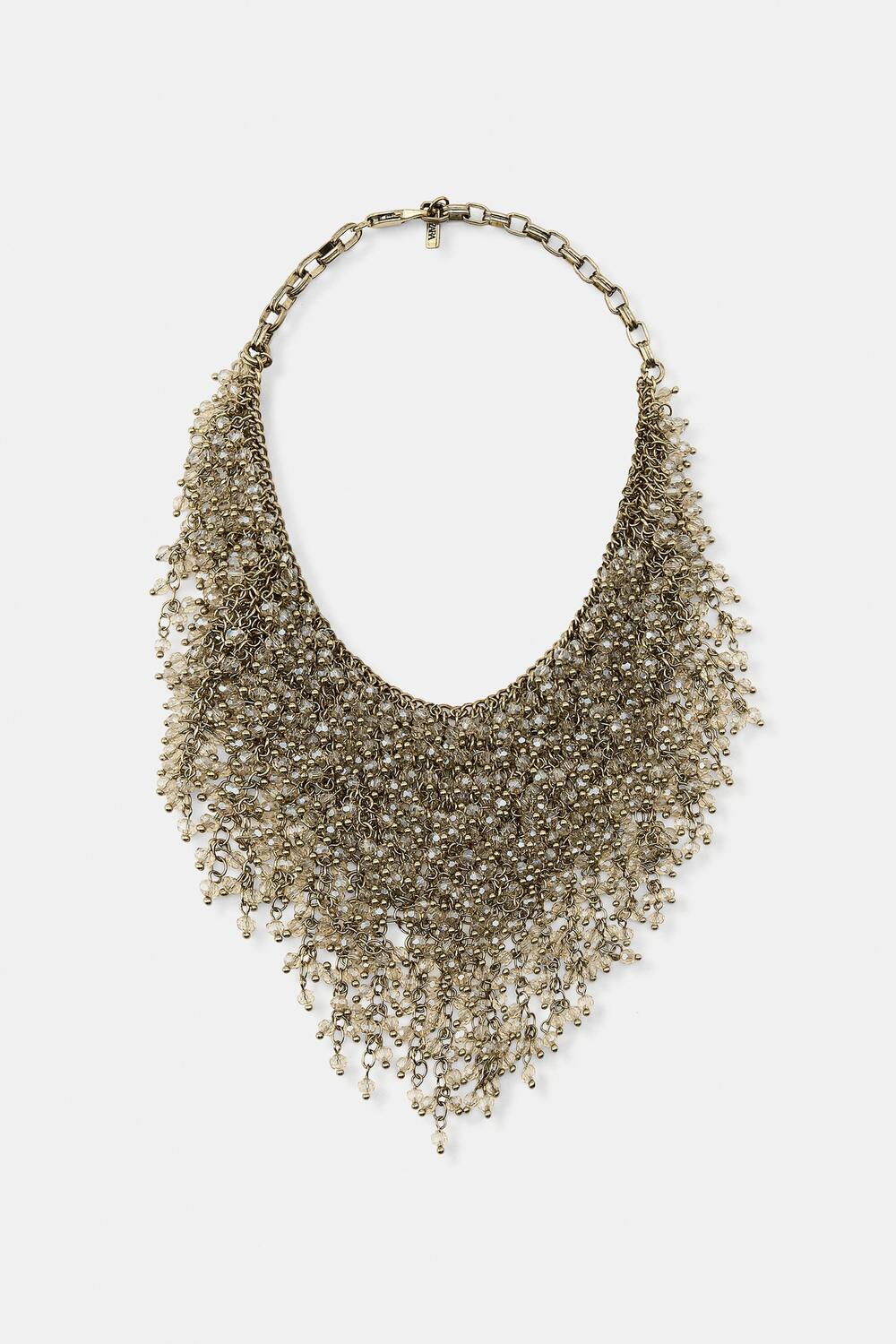 Κολιέ καταρράκτης με λάμψεις, 35,95€, Zara