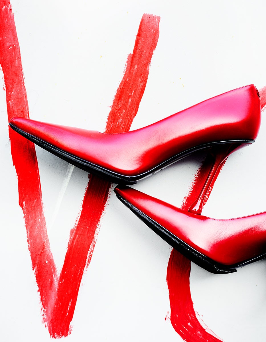 Δερμάτινες γόβες Jimmy Choo, Kalogirou.