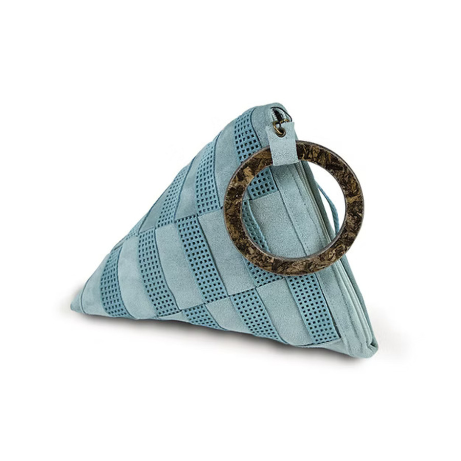 Teabag χειροποίητη suede τσάντα, 150€, ΕΜΣΤ 