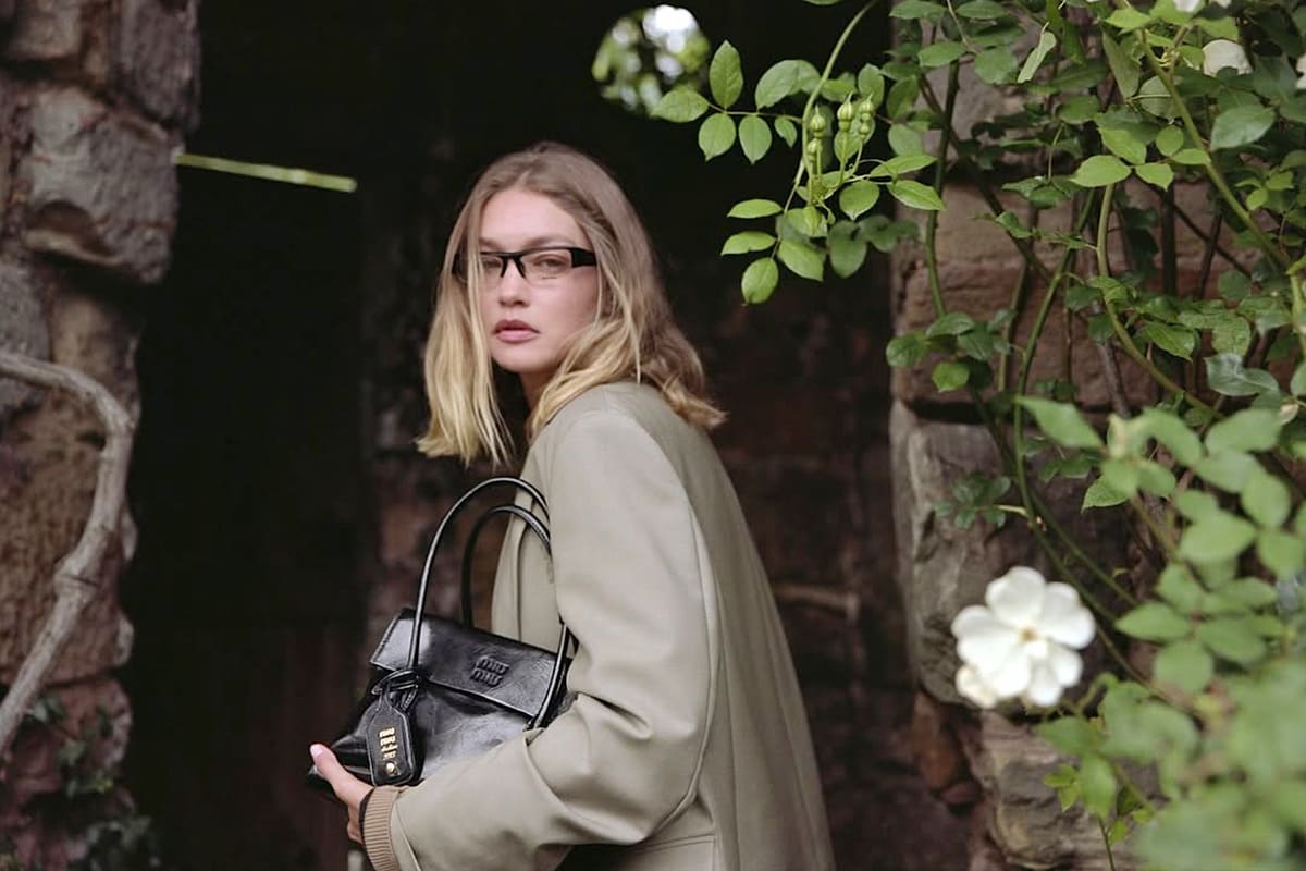 Gigi Hadid, Miu-Miu Holiday 2025