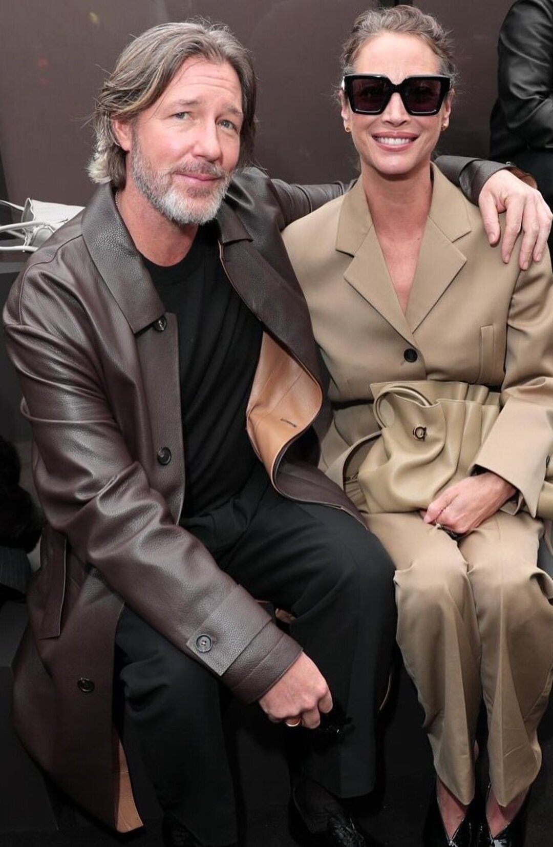 Η Christy Turlington με τον σύζυγό της Edward Burns