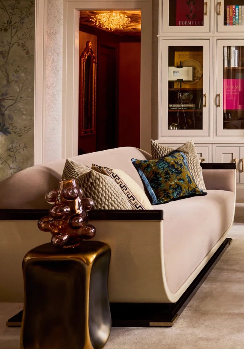 Caracole Helena Velvet Sofa