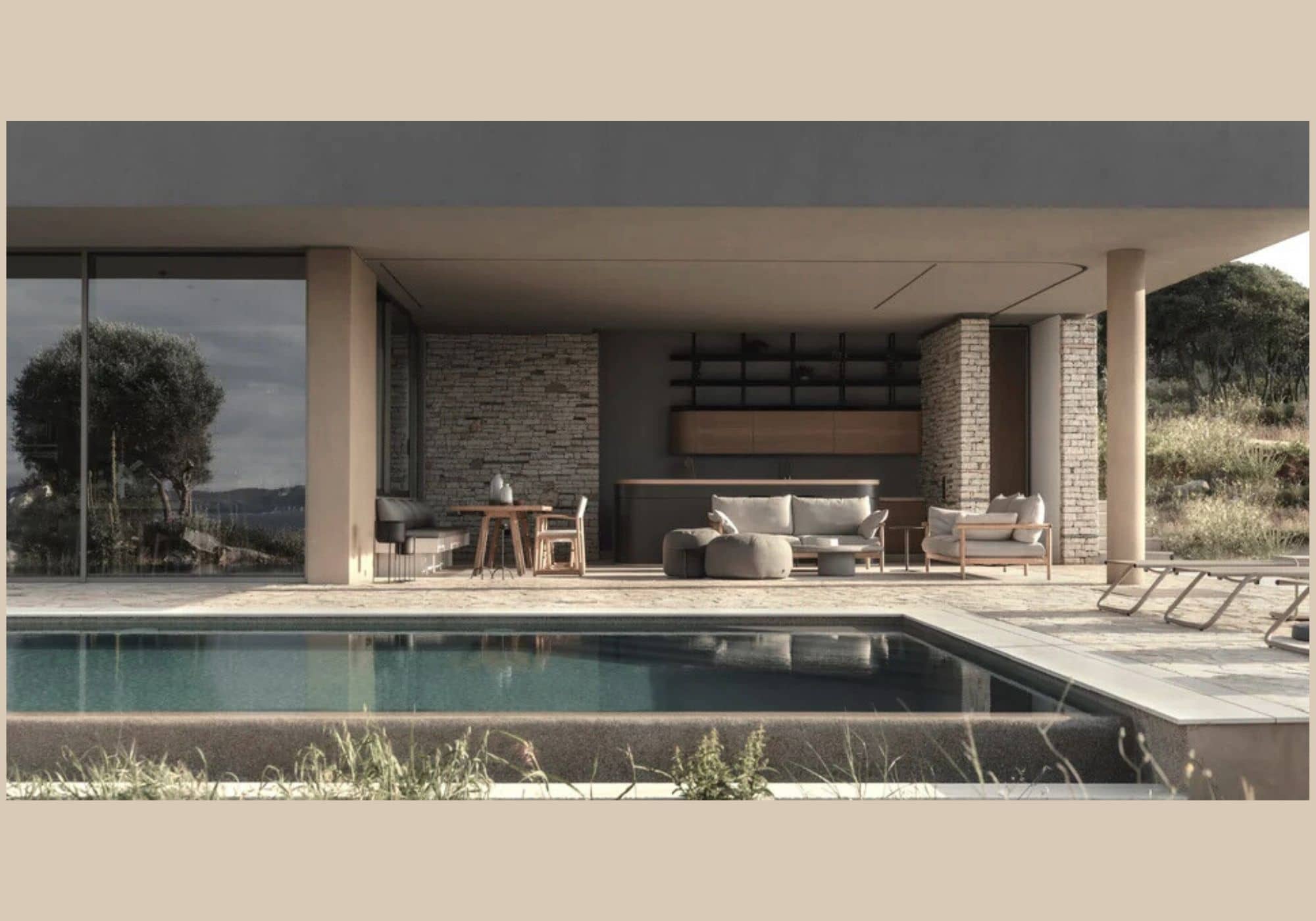 Ateno Architecture Studio: Υπόσκαφη κατοικία στο Μεγανήσι αγκαλιασμένη από τη φύση