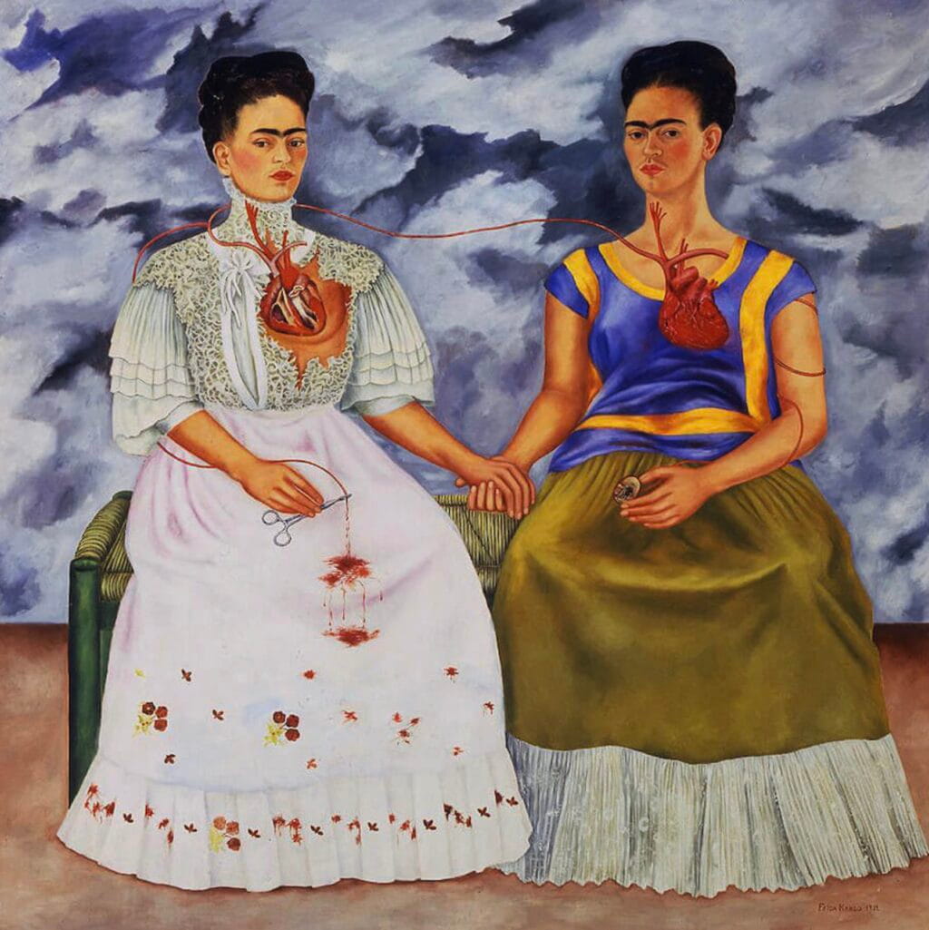 "The Two Fridas", Frida Kahlo, 1939