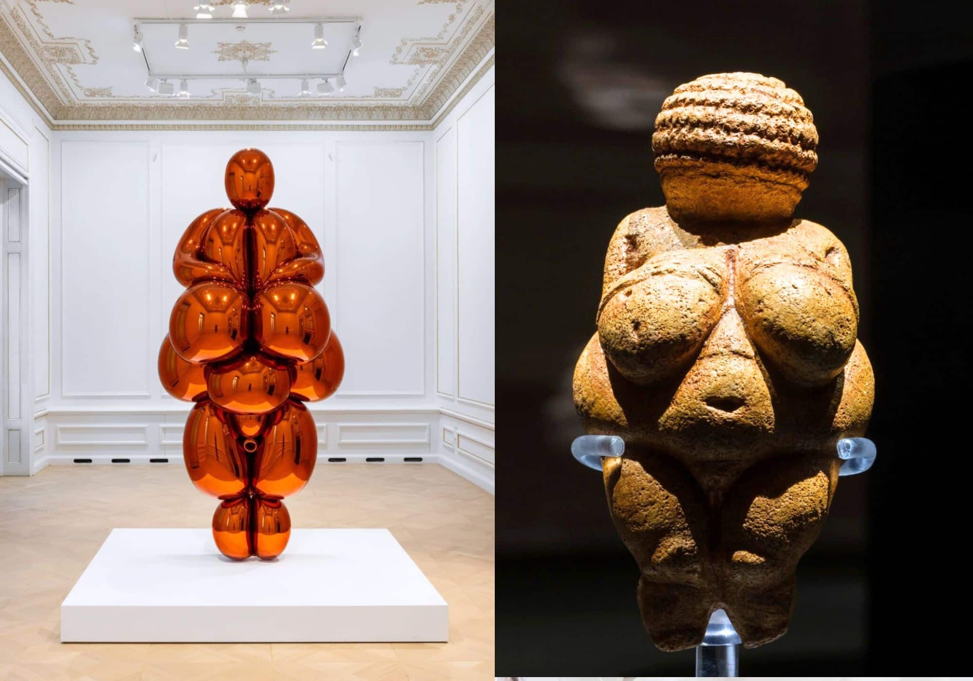 Jeff Koons “Venus Lespugue” στο μουσείο Κυκλαδικής Τέχνης