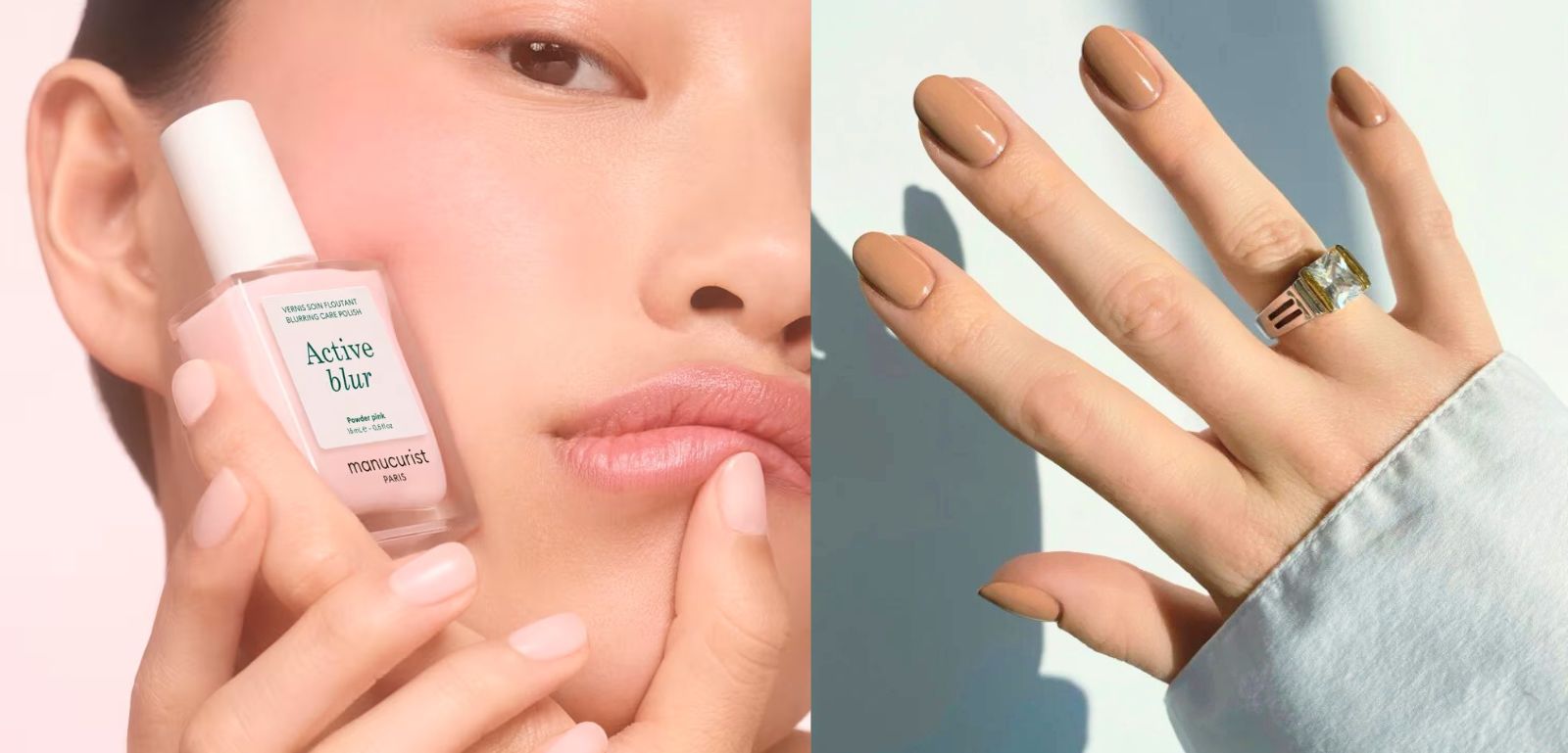 Ανοιξιάτικα nude nails σε φίνες cashmere &  αχνές pinky αποχρώσεις