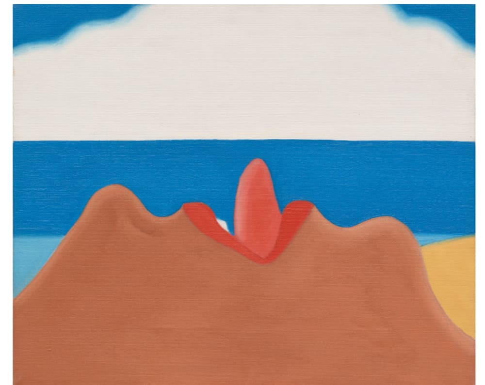 Tom Wesselmann, Little Seascape #7, 1965, Acrylic on shaped canvas, 10 x 12 inches (25.4 x 30.5 cm)
© The Estate of Tom Wesselmann/Licensed by ARS/VAGA, New York, Photo: Owen Conway, Courtesy Gagosian