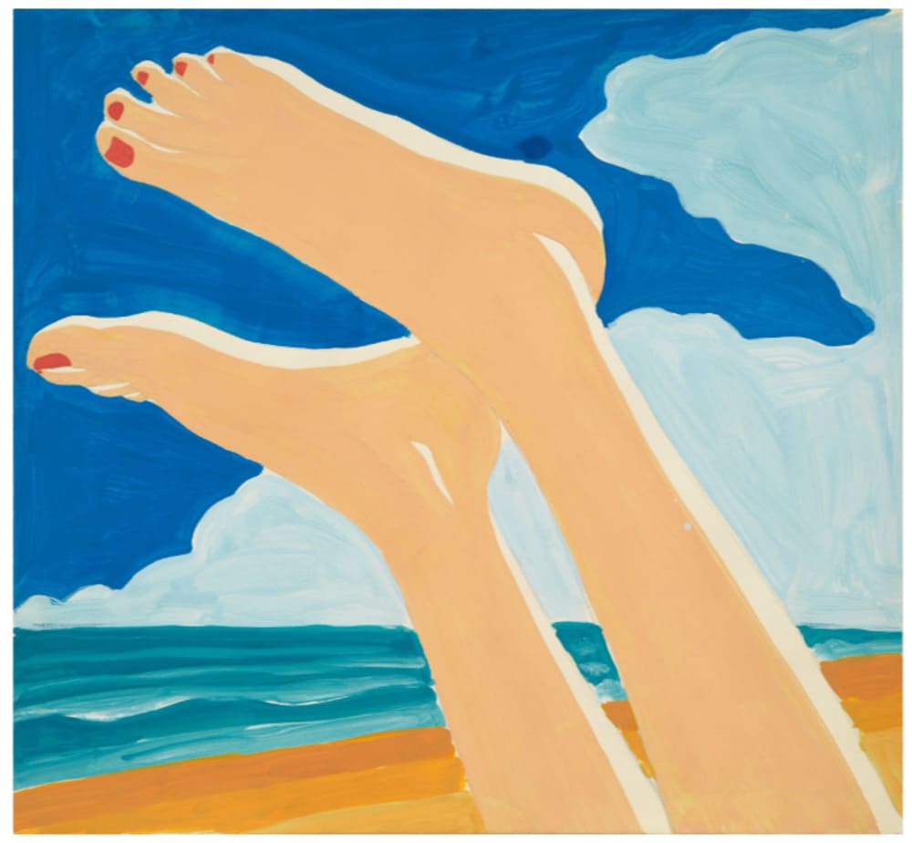 Tom Wesselmann, Seascape (Two Feet), 1965, Pencil and Liquitex on paper, 13 3/4 x 14 3/4 inches (34.9 x 37.5 cm), © The Estate of Tom Wesselmann/Licensed by ARS/VAGA, New York, Photo: Owen Conway, Courtesy Gagosian