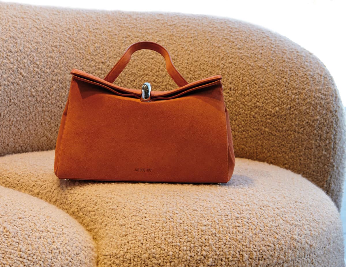 Suede τσάντα «The Valérie», Jacquemus.