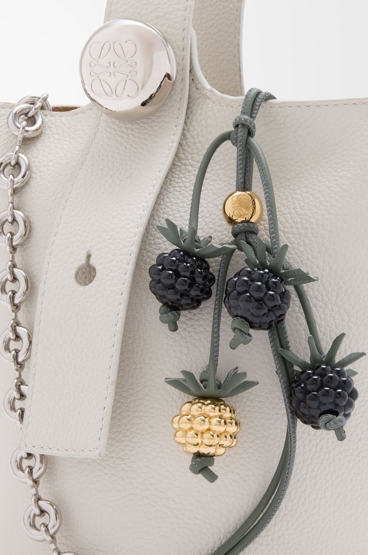 Berry charm in classic calfskin, 450€, Loewe.