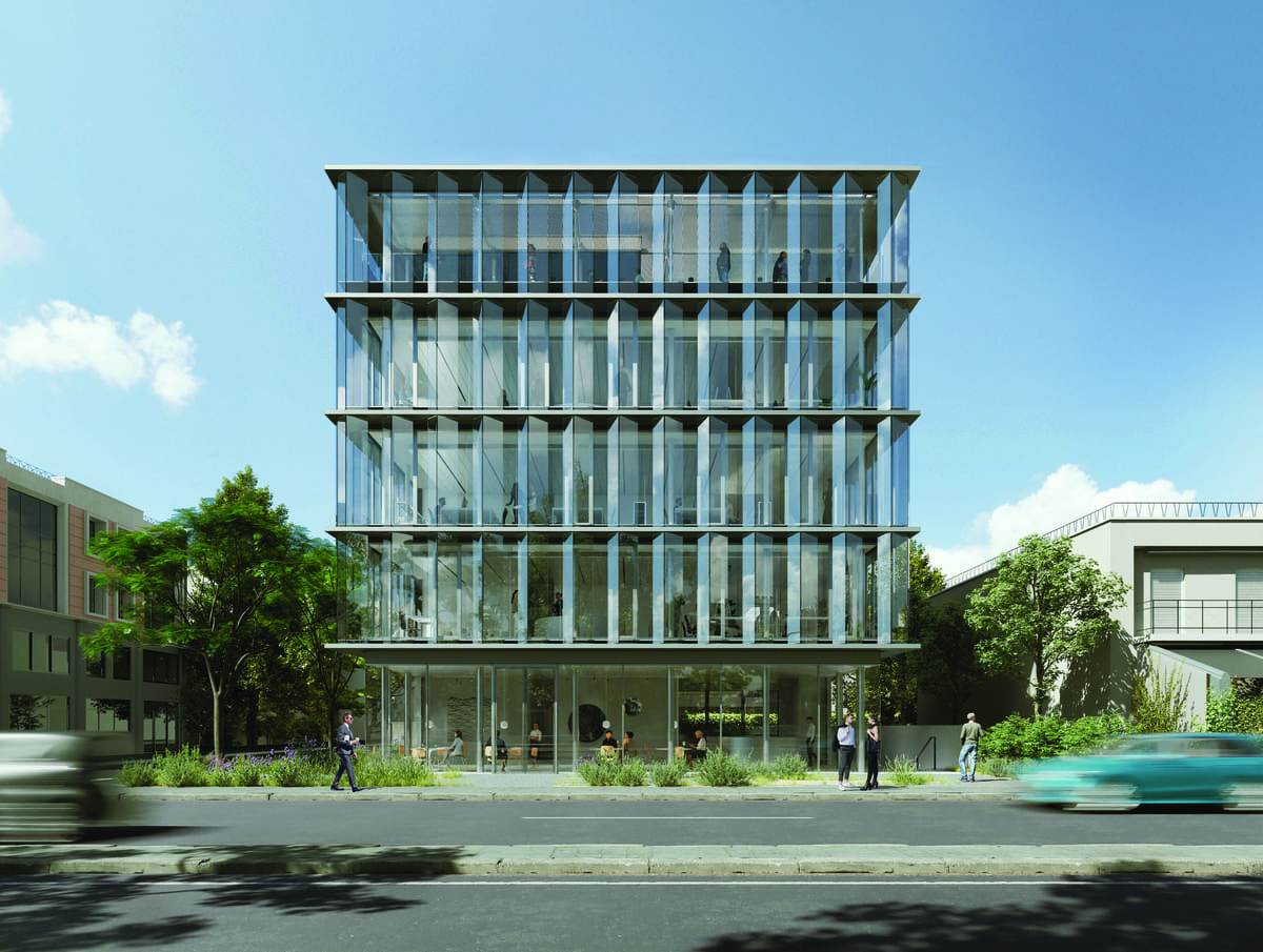 K314 Office Building: Το κτίριο γραφείων στο Νέο Ψυχικό ενσωματώνει στοιχεία που προάγουν τη βιωσιμότητα και την οικολογική συνείδηση, 2021-2025.