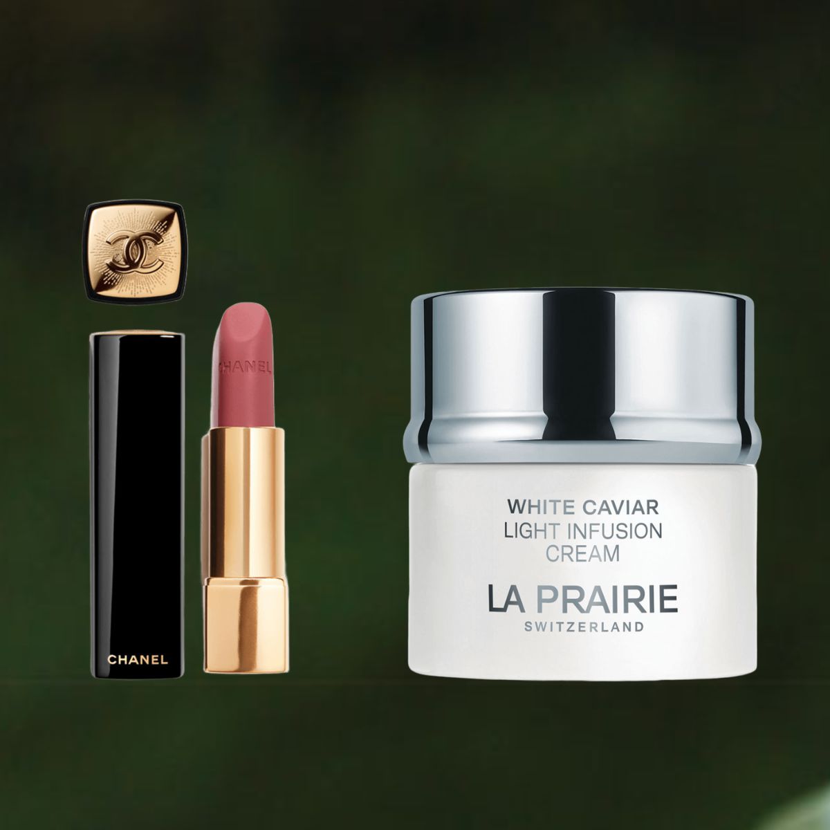 Κραγιόν Rouge Allure Velvet Luminous Mat Lip Color, Chanel. Light Infusion Cream White Cav iar, La Prairie.
