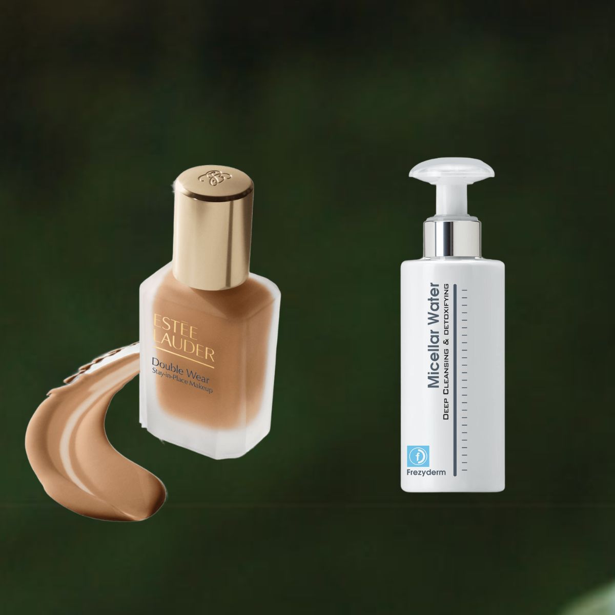 Double Wear Stay-in-Place Makeup SPF 10, Estée Lauder (Hondos Center). Deep Cleansing Micellar Water, Frezyderm (στα φαρμακεία).