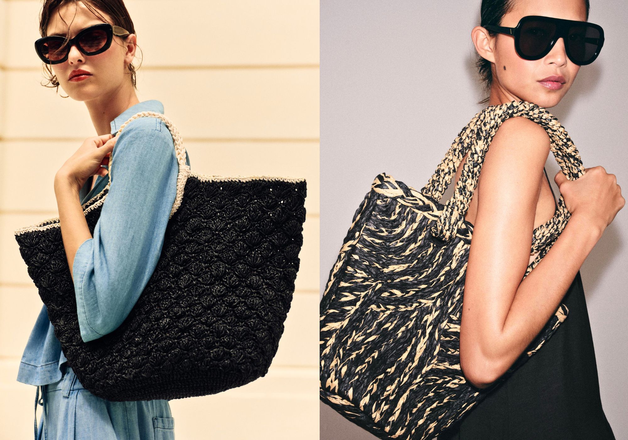 Summer Bags: 17 πλεκτές & ψάθινες τσάντες καθορίζουν το χαλαρό στιλ της σεζόν